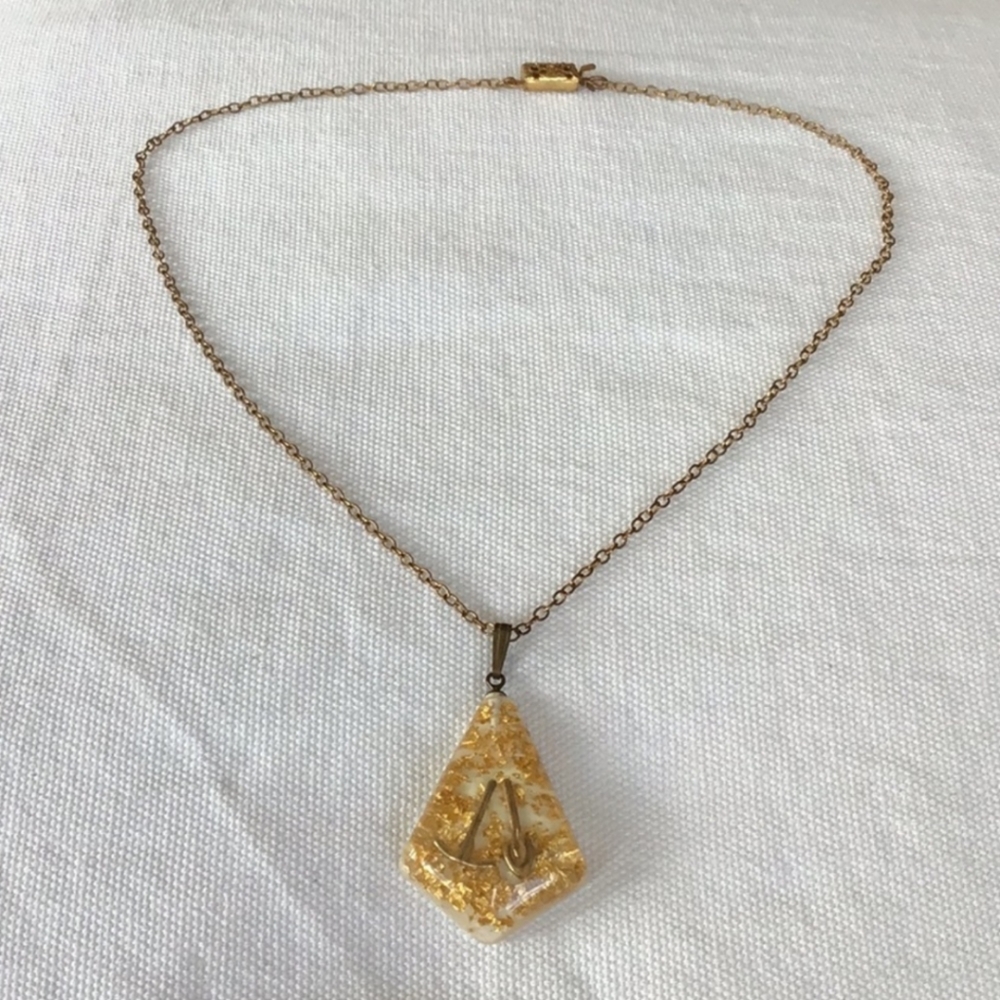 Vintage Blackhills Gold pick and shovel necklace.-FINAL